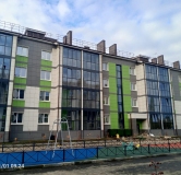 Ход строительства дома 3 в ЖК Бюрили -