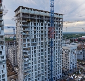 Ход строительства дома Корпус 1,2,3, 1 этап в ЖК Манзара (Manzara Towers) -