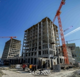 Ход строительства дома 4 к1, ГП-13 (2 этап) в ЖК Айвазовский (Айвазовский City) -