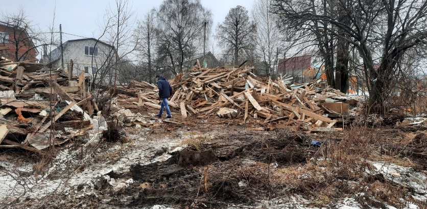 Старое здание школы снесли в деревне Бешенцево Приокского района  - фото 1