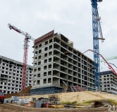 Ход строительства дома № 1 в ЖК GloraX Новинки -