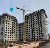 Ход строительства дома 2 в ЖК Новые Горизонты на Советской -