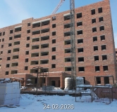 Ход строительства дома 1, секция А,Б,С в ЖК Цветы Башкирии -