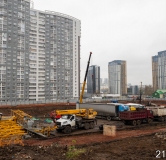 Ход строительства дома 1 в ЖК Урбан Тау -