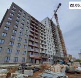 Ход строительства дома 8 в ЖК Ежевика -