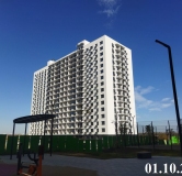 Ход строительства дома 13 в ЖК Лугометрия -