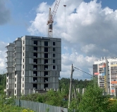 Ход строительства дома 1 в ЖК Радужный -