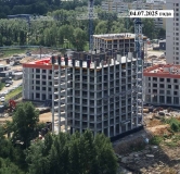 Ход строительства дома № 52 ГП 2.2 в ЖК Кедровый берег -