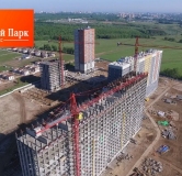 Ход строительства дома № 1 в ЖК КМ Анкудиновский Парк -