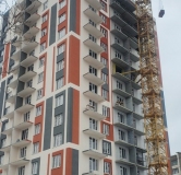 Ход строительства дома 1 в ЖК Приречный -