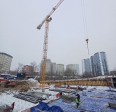 Ход строительства дома 2 в ЖК Расцветай на Кропоткина -