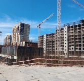 Ход строительства дома 1.1 в ЖК На Высоком берегу -