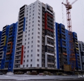 Ход строительства дома 73 в ЖК Радужные дворы -