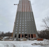 Ход строительства дома 1,2 в ЖК К100 -