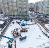 Ход строительства дома 12.2 в ЖК Курчатова -
