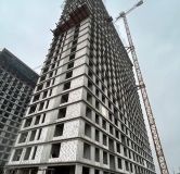 Ход строительства дома 2 в ЖК Роща -