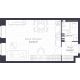 Студия 31,8 м² в ЖК Veren Village Стрельна, дом Корпус Западный - планировка