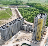 Ход строительства дома № 2, корпус 1, этап 3.1 в ЖК Скандиа. Квартал в Комарово Парк -
