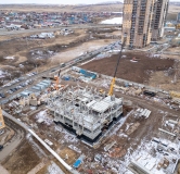 Ход строительства дома 3.2.1 в ЖК Остров на Норильской -