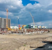 Ход строительства дома 74 в ЖК Радужные дворы -