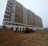 Ход строительства дома 1 позиция  в ЖК Гагаринский (г. Бобров)  -