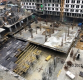 Ход строительства дома поз. 1 в ЖК Платон Парк -